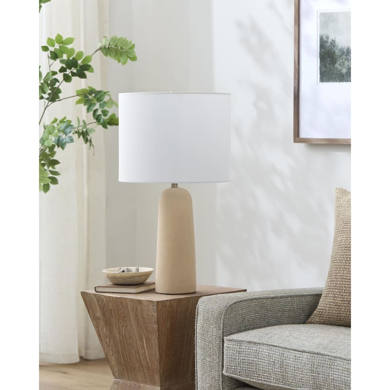 Livabliss Etalle Traditional Accent Table Lamp - Beige
