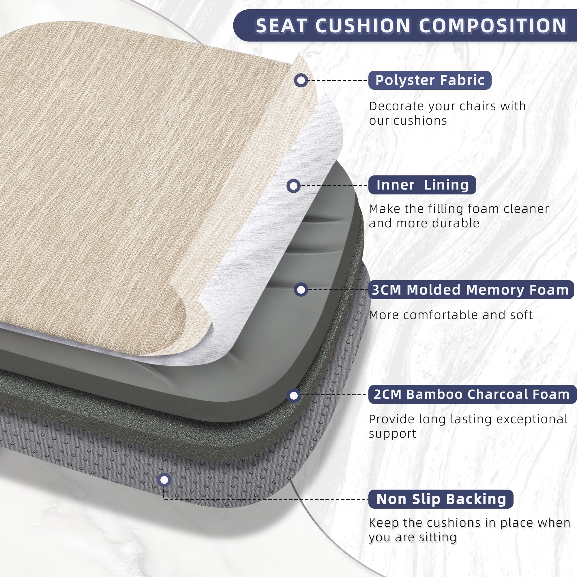 Bamboo seat cushion bed bath and beyond outlet
