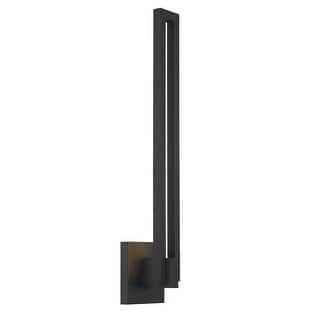 Kovacs P1713-L Music 24" Tall LED Outdoor Wall Sconce with Clear and