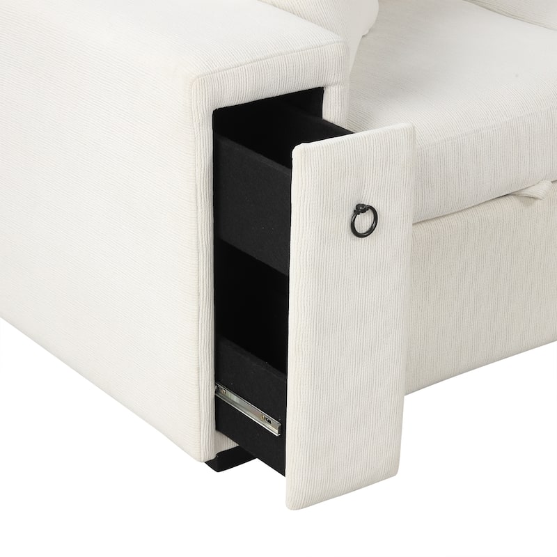 Sectional Sofa L-shaped Sofa Couch Pull-out Sofa Bed