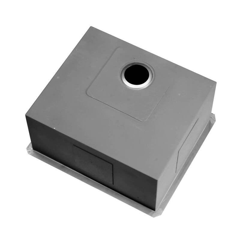 Ruvati 21-inch Matte Gold Stainless Steel Undermount Bar Prep Kitchen Sink 16 Gauge - RVH7121GG