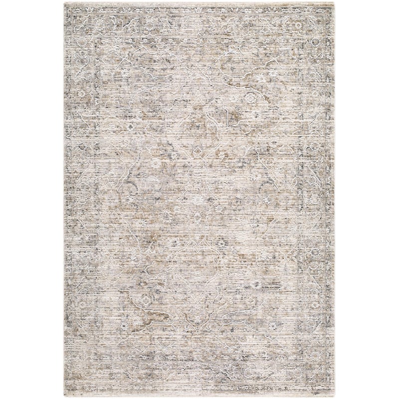 Livabliss Seclusion Traditional Area Rug - Light Beige - 6'7" x 9'6"