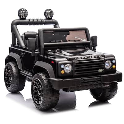 24V Land Rover Defender Ride-On Car, Remote Control, Bluetooth, LED Lights