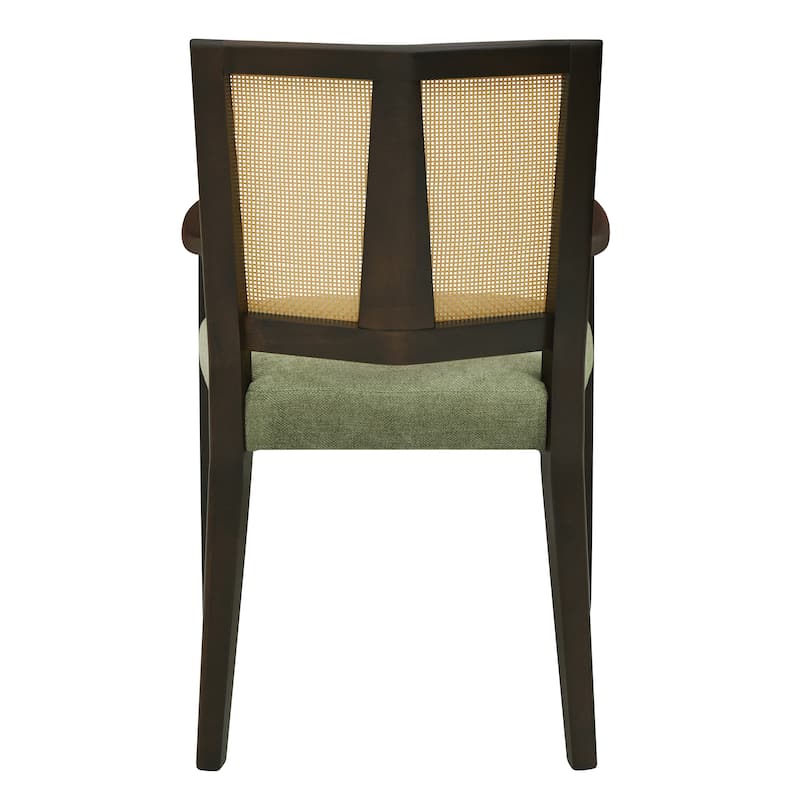 Wood Arm Chair Dining Chairs (Set of 2)