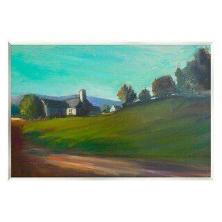 Stupell Rural House Landscape Wall Plaque Art Design by Eddie Barbini ...