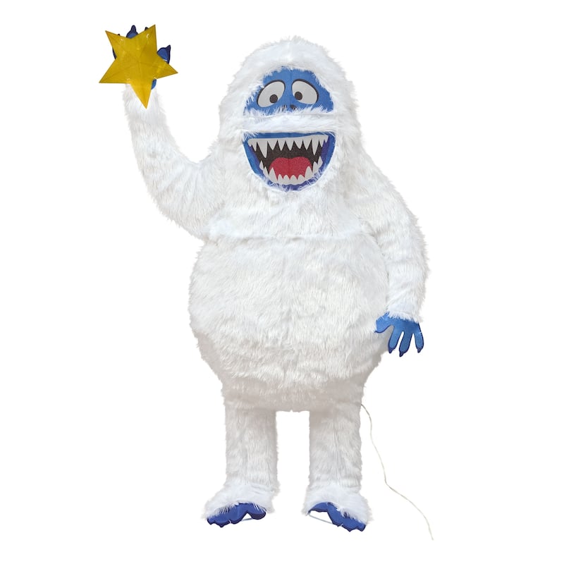 56" Rudolph 3D Pre-lit LED Yard Art Bumble with Star
