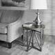 Madison Park Kayden Antique Bronze End Table