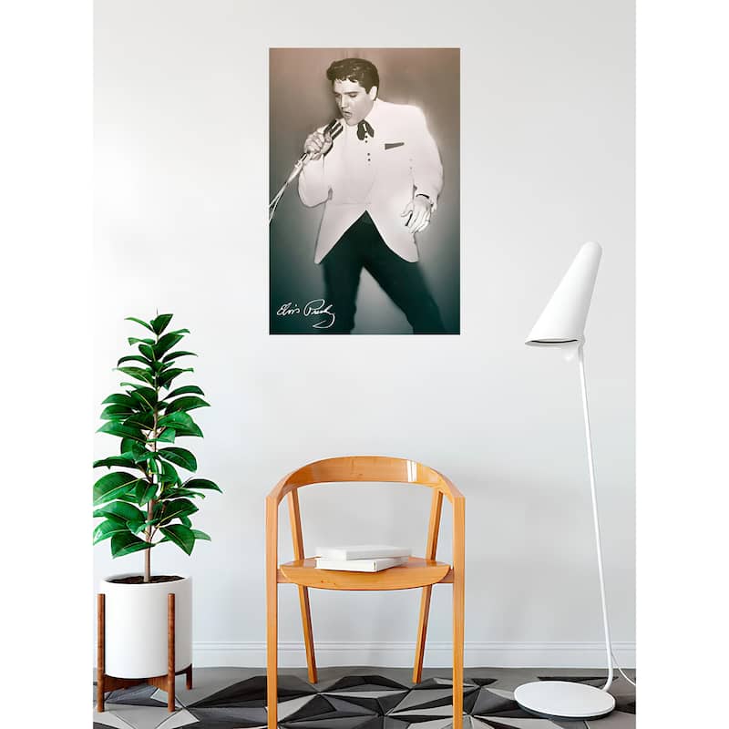Elvis - Concert Art Poster - 24 x 36 Inch
