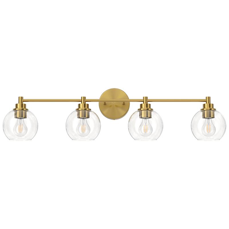 Dimmable Bathroom Vanity Light Globe Glass Shades - 33.46 - Gold