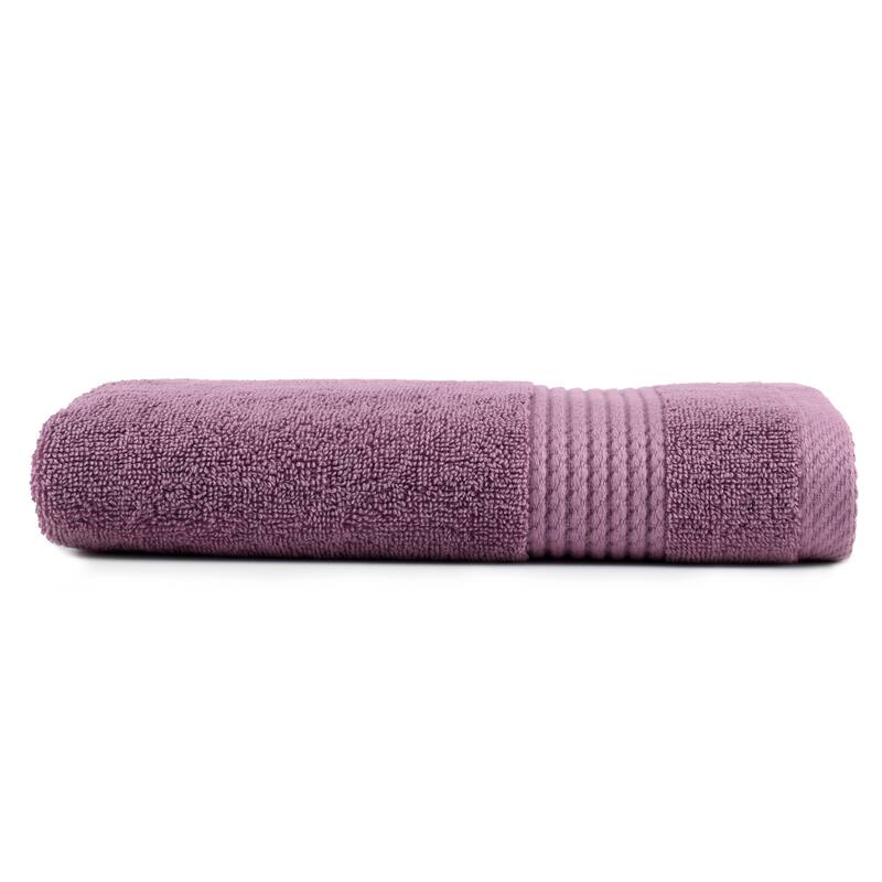 East'N Blue Lara Turkish Cotton Hand Towel (Pack of 1) - Damson