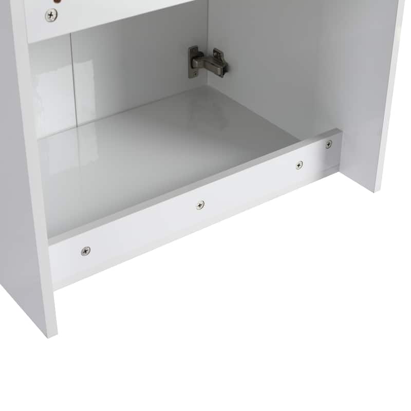 Float Mounting Bathroom Vanity With Resin Sink