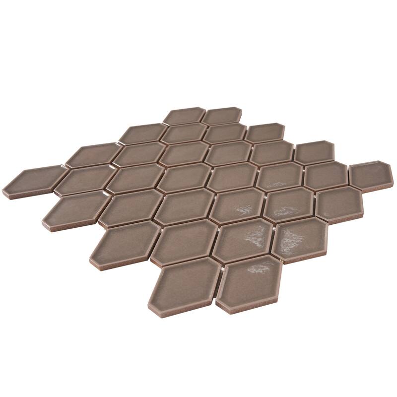 Century Clipped Diamond Porcelain Mosaic Tile