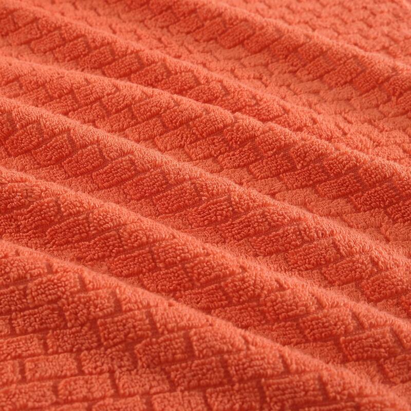 Tommy Hilfiger Brick Texture Solid Cotton 6 Piece Towel Set - 6 Piece