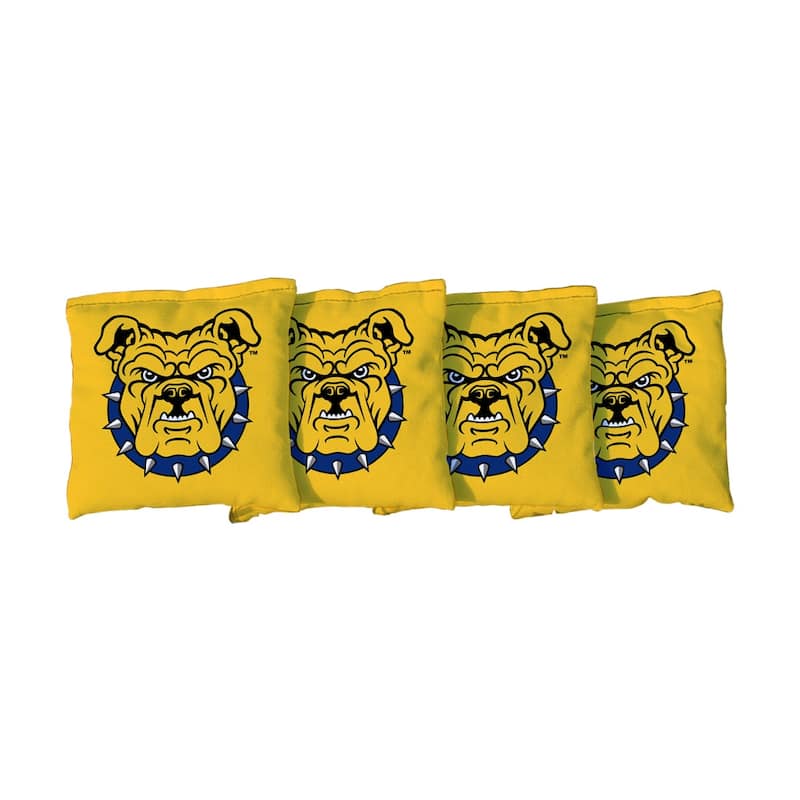 North Carolina A&T Aggies Yellow Cornhole Bags - Corn Filled