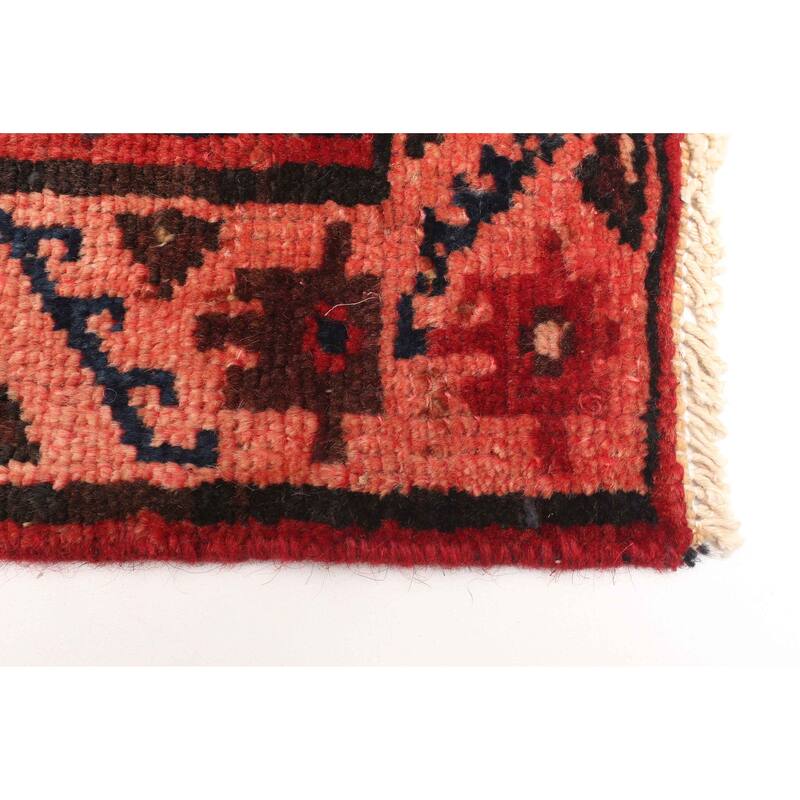 ECARPETGALLERY Hand-knotted Andelz Red Wool Rug - 3'2 x 6'3