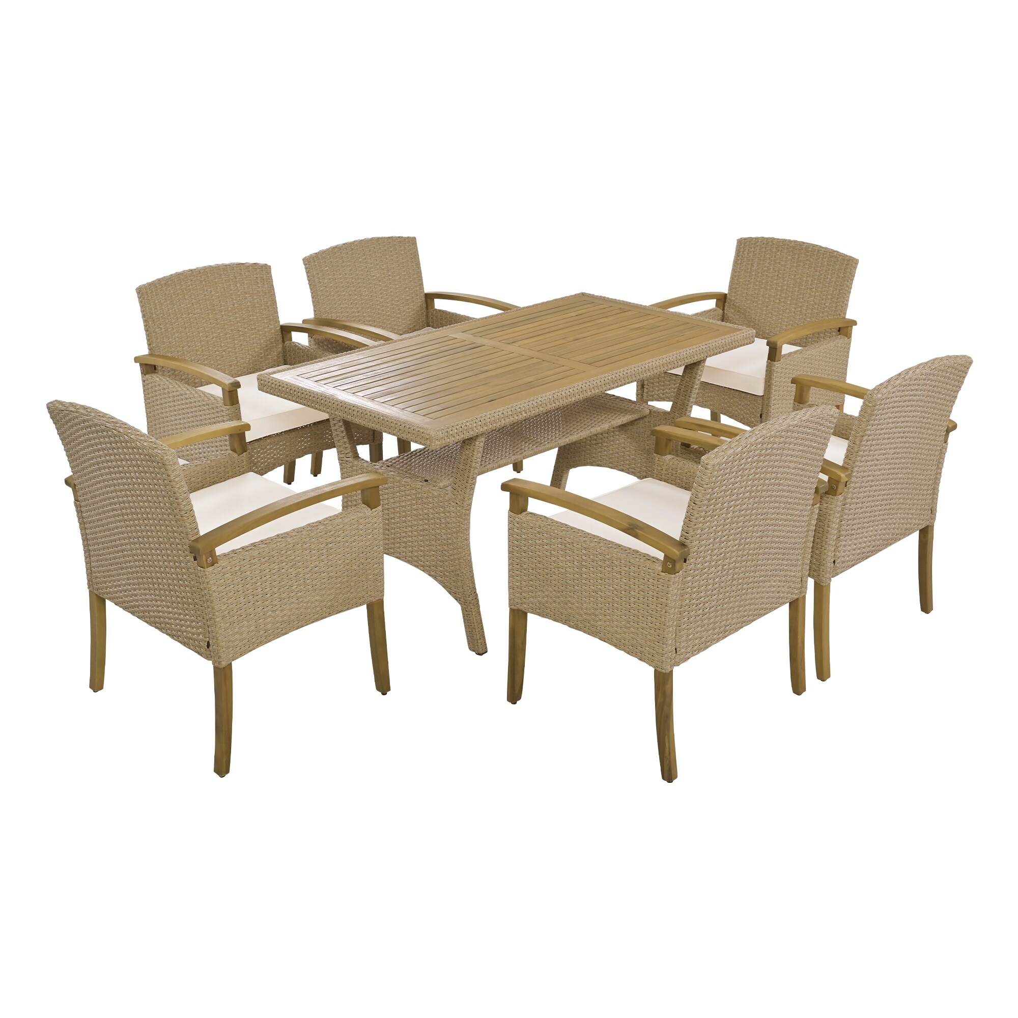 8 seater rattan discount dining table and chairs