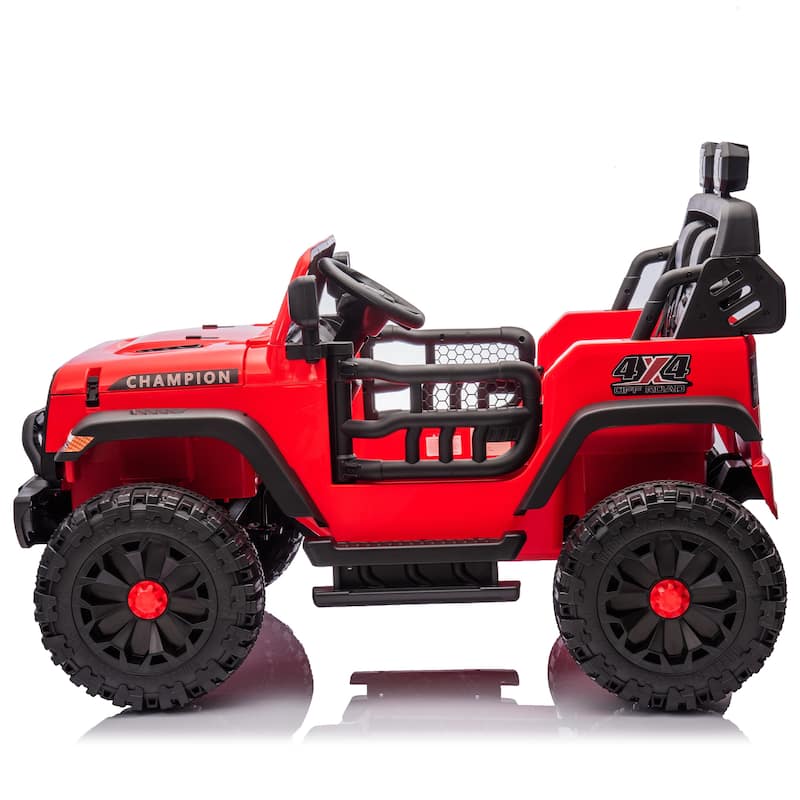 24V Two-Seater Kids Ride On Electric Car W/Parents Control,400w Motor,Provide A Speed Of 1.86-4.35mph For Kids Of 3+
