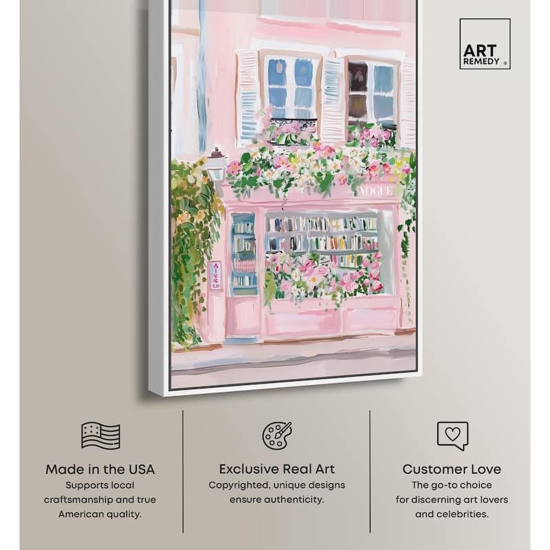 Little Magazine Store Canvas by Art Remedy
