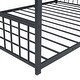 preview thumbnail 6 of 5, Full Size Metal House Bed, Black
