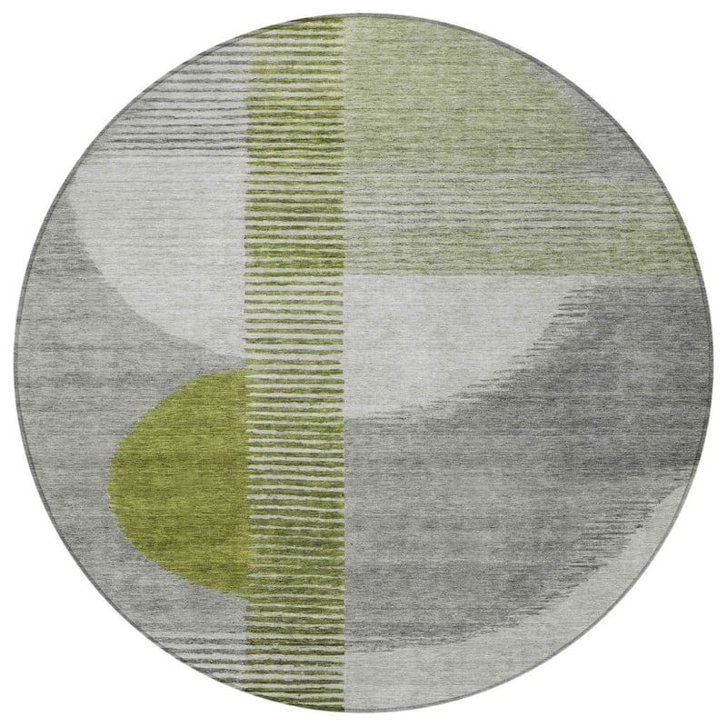 HomeRoots Geometric Transitional Rectangle Outdoor Rug