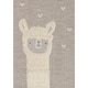 preview thumbnail 5 of 11, Kids Collection - Beige/Cream Llama Area Rug