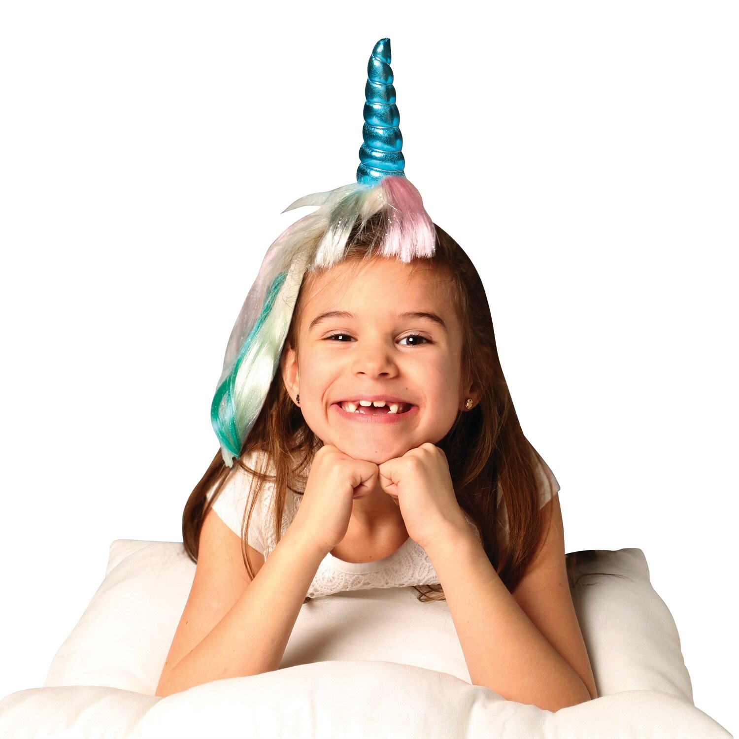 Shop Children S Dress Up Unicorn Horn Mane Headband Dress Up Make Believe Play Overstock 21214897
