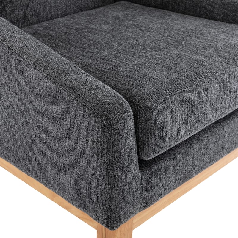 Corvus Armitage Chenille Upholstered Accent Chair