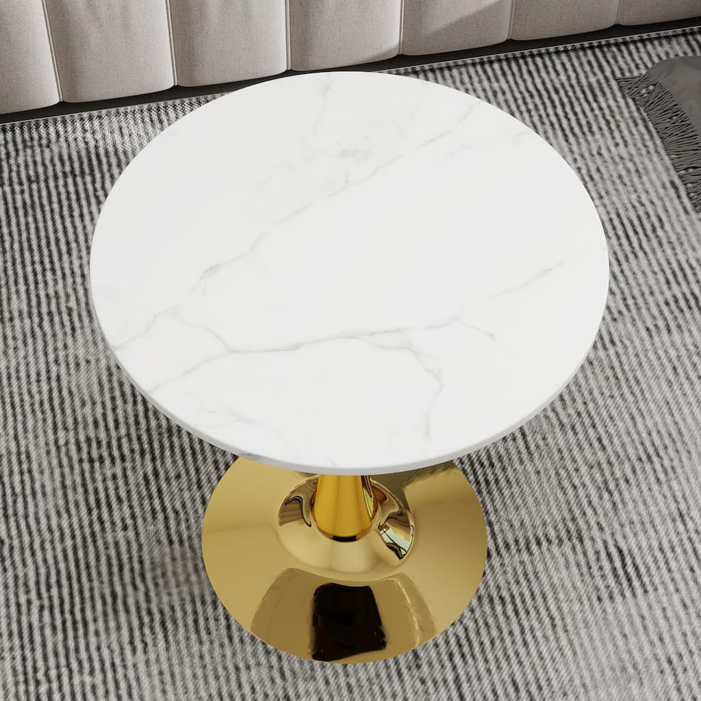 Mid-century modern style dining table accommodates 2 or 4 people