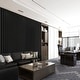 preview thumbnail 22 of 41, 4 Panels 93"x12" MDF Slat 3D Wall Paneling Cover 31 Sq.Ft. - N/A
