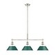 preview thumbnail 2 of 7, Golden Lighting 3306-LP PW Orwell 3 Light 36" Wide Linear Pendant