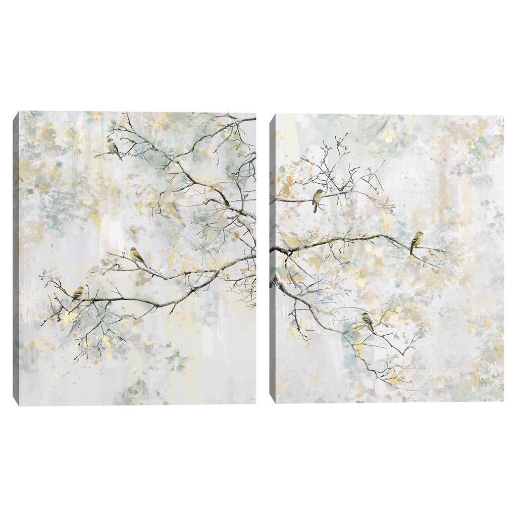 Perched II-III by Studio Arts Canvas Art Prints