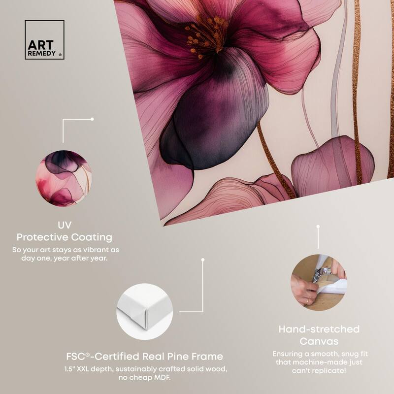 Velvet Verse III Canvas by Art Remedy, Gallery Wrapped