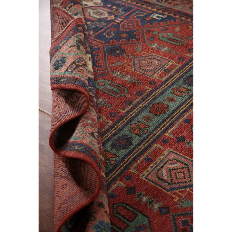 Traditional Sirjan Oriental Area Rug Handmade Wool Carpet - 7'9"x 10'0"