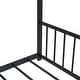 preview thumbnail 10 of 18, House Shape Floor Platform Bed,Kids Bed Metal Frame