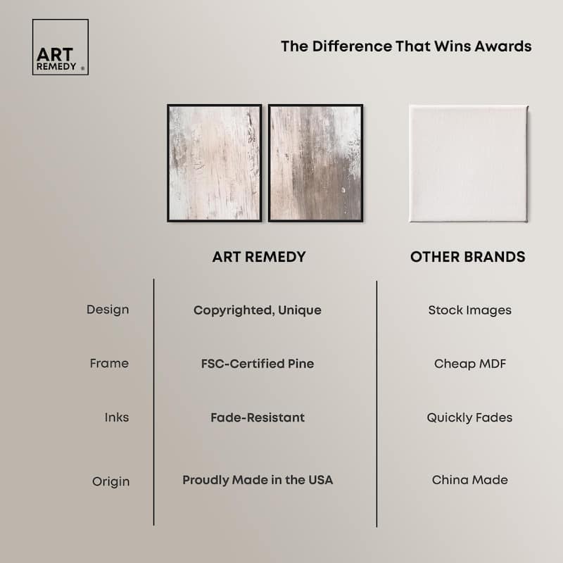 Striated Texture IV Canvas Set of 2 by Art Remedy