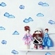 preview thumbnail 3 of 3, Walplus Watercolour Clouds Wall Stickers DIY Art Home Nursery Decor