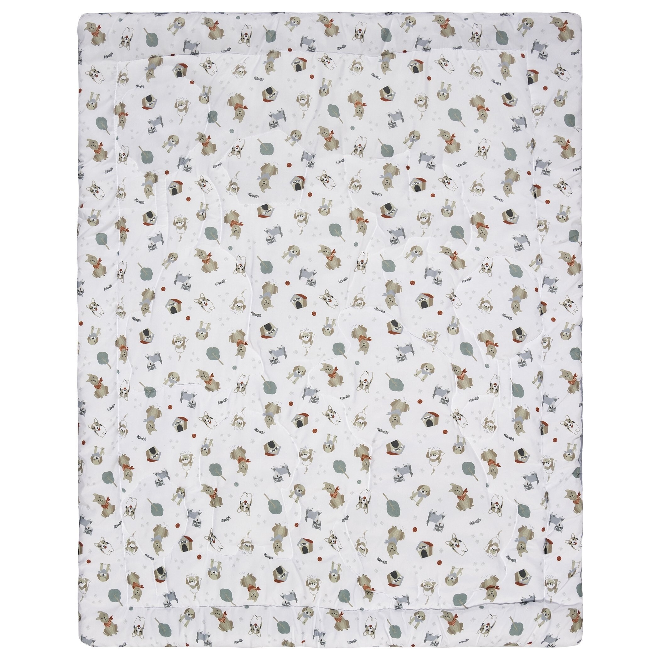 Sammy Lou Fur Ever Friends Mult Color 4 Piece Crib Bedding Set