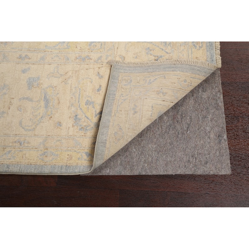 Vegetable Dye Muted Peshawar Chobi Oriental Wool Area Rug Hand-knotted - 8'10" x 11'9"