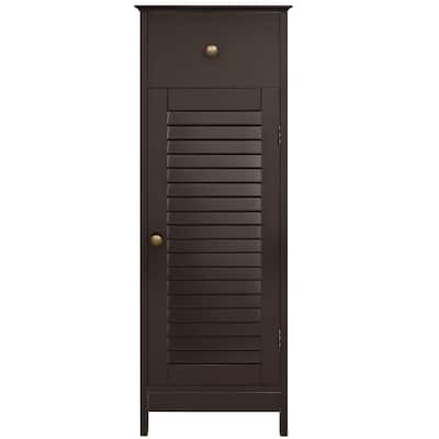 Yaheetech Bathroom Free Standing Storage Floor Cabinet with Drawers