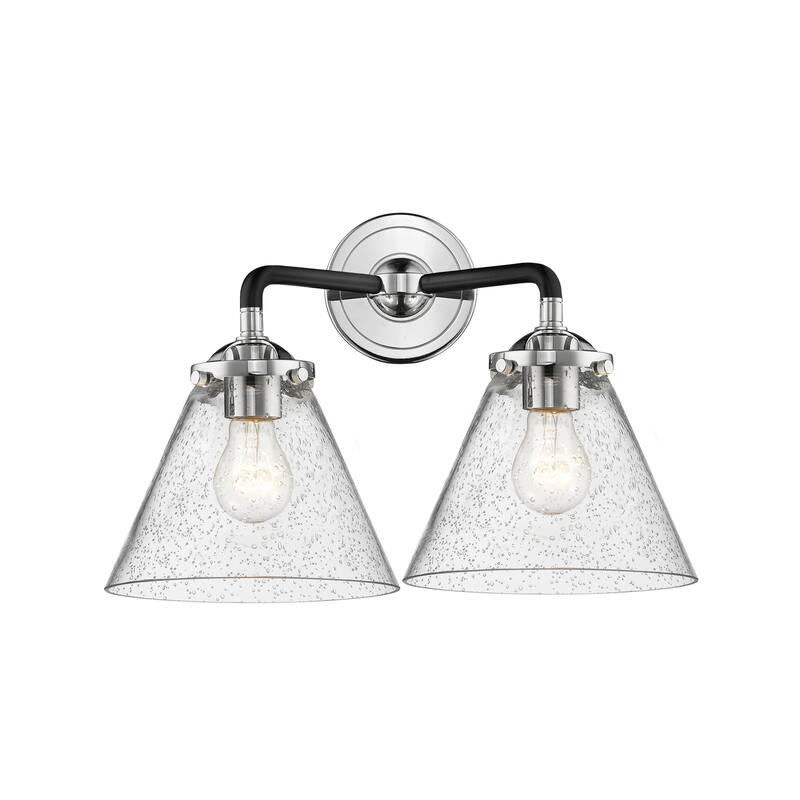 Innovations Lighting Large Cone 2 Light 16" Wide Bathroom Vanity Light