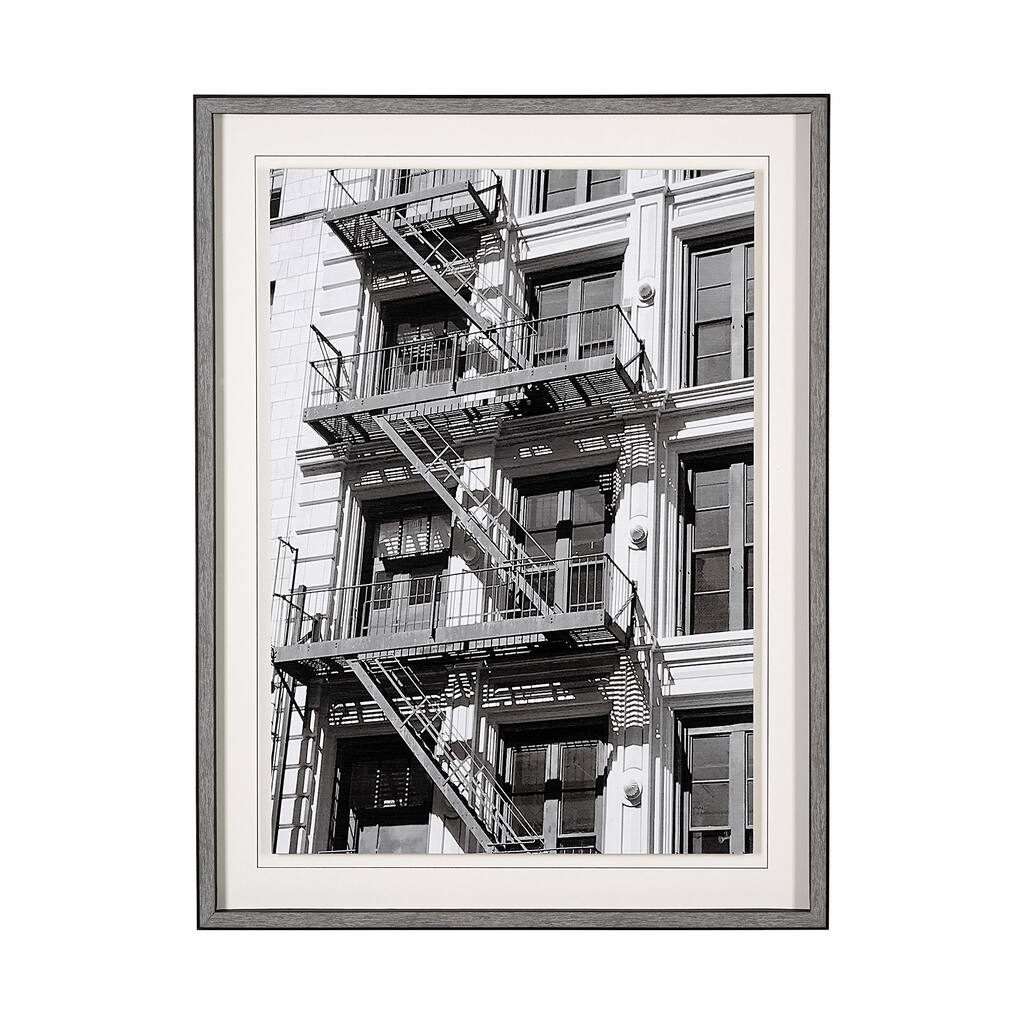 New York Fire Escape Framed Art Print