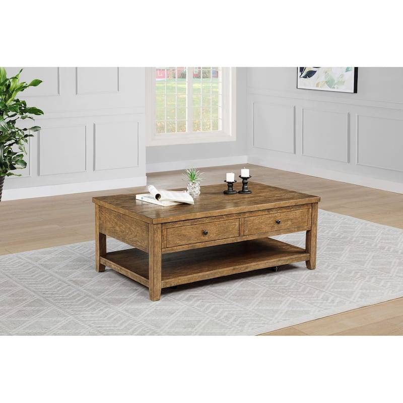 Payne 48-inch Mobile Lift Top Coffee Table - 48" x 28.25" x 18.25"