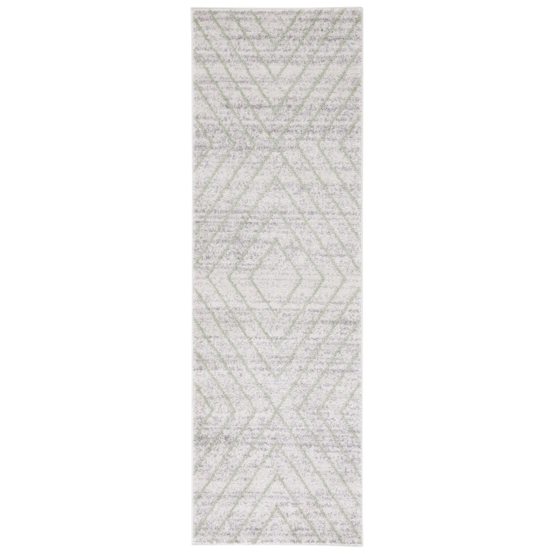 SAFAVIEH Adirondack Hediye Vintage Oriental Rug - 2'6" x 8' Runner - Grey/Green