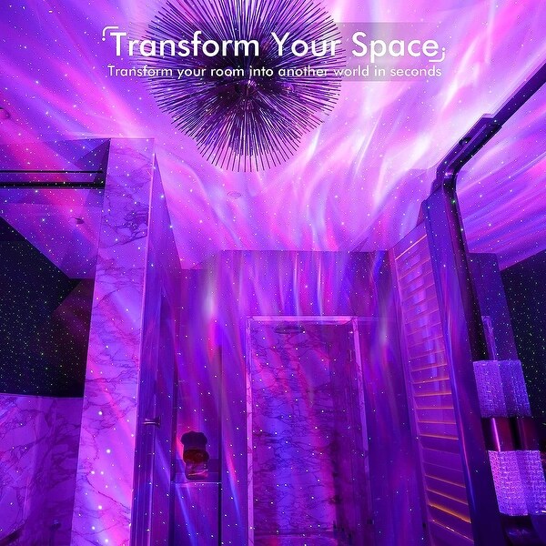 Purple galaxy light projector cheap