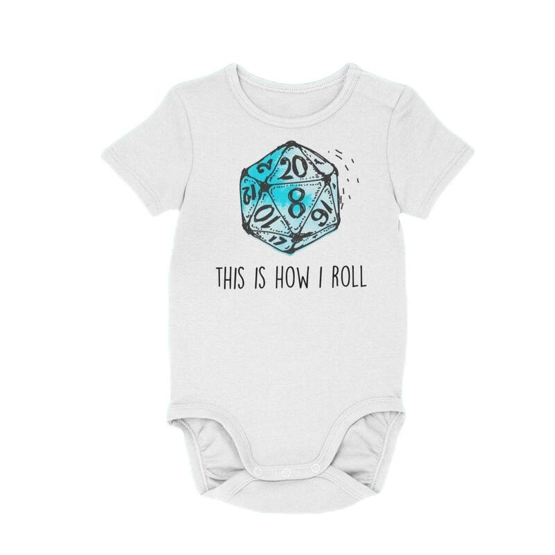Role Playing Game - Baby Boy Girl Clothes Infant Bodysuit Funny Cute Newborn - Natural - 0-3M