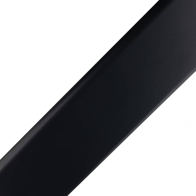 Merola Tile Battiscopa Matte Black 3-1/8" x 13" Ceramic Wall Trim - (1 Tile)