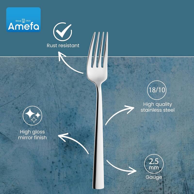 Amefa Moderno 20 Piece 18/10 Stainless Steel Flatware Set