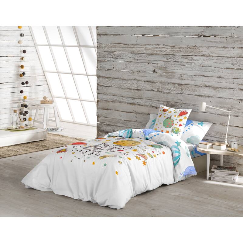 Gouchee Home Princep Twin 2pc Duvet Cover Set - White - Twin