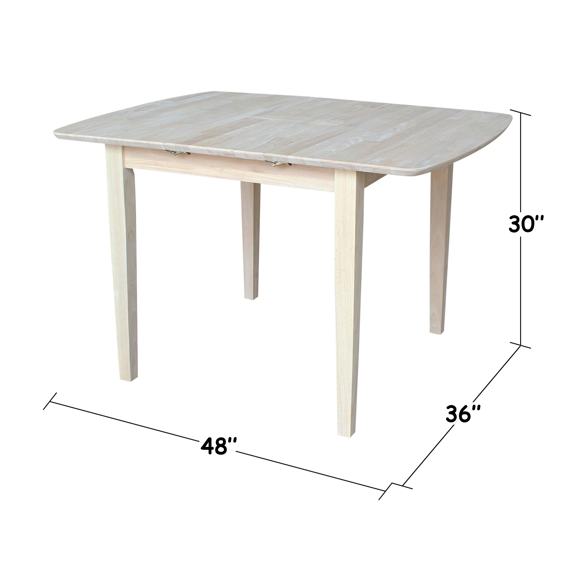 Unfinished dining set top