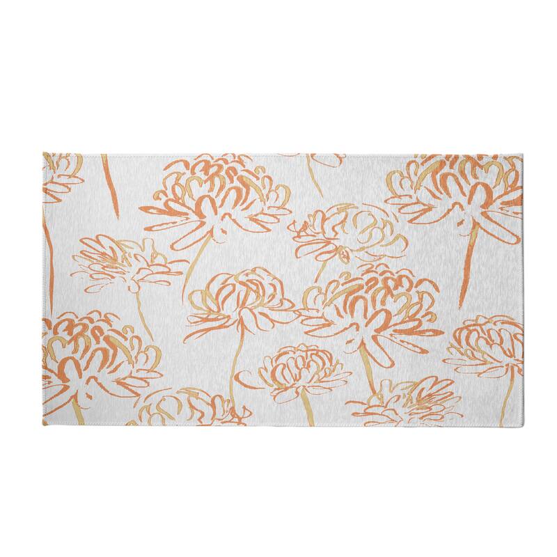 Blossom Bouquet Rug - 3' x 5' - Orange